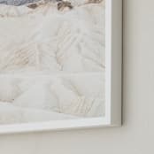 "White Canyon 2" - Art Print in Sand by Kamala Nahas - Frame Close-up