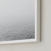 "Breathe" - Art Print in Fog Grey by Emily Denis - Frame Close-up