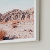 "Painted Canyon 4" - Art Print in Canyon Blush by Kamala Nahas - Frame Close-up