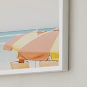 "Sunshine State" - Art Print in Beach by Irene Suchocki - Frame Close-up