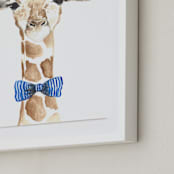 "Dapper Giraffe" - Art Print in Giraffe by Kristin Dills - Frame Close-up