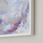 "dancing stars" - Art Print in Soft Light by Jennifer Hallock - Frame Close-up