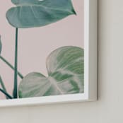 "Botanical No. 38" - Art Print in Petal by Jennifer Rigsby - Frame Close-up