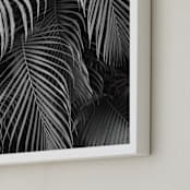 "Silver rain" - Art Print in Ash by Eliane Lamb - Frame Close-up