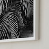"Silver rain" - Art Print in Ash by Eliane Lamb - Frame Close-up