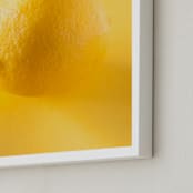 "When Life Gives You" - Art Print in Lemon by Ana V. Ramirez - Frame Close-up