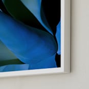 "Electric Blues 1" - Art Print in Cobalt by Lisa Sundin - Frame Close-up