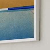 "Horizons II" - Art Print in Marigold by Sumak Studio - Frame Close-up