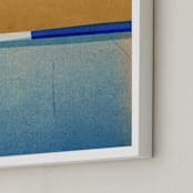 "Horizons II" - Art Print in Marigold by Sumak Studio - Frame Close-up