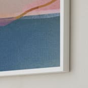 "Horizons IV" - Art Print in ocean by Sumak Studio - Frame Close-up