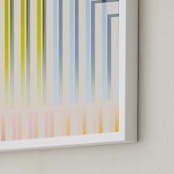 "Meeting Place" - Art Print in Olive by Jen Florentine - Frame Close-up