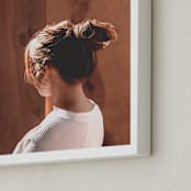 "upsweep" - Art Print in Wood by Alicia Abla - Frame Close-up