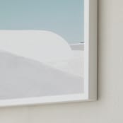 "Cycladic House I" - Art Print in Limestone by Tania Medeiros - Frame Close-up