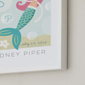 "sirens song" - Personalized Art Print in Bubblegum by peetie design - Frame Close-up