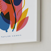 "bold & graphic" - Personalized Art Print in Summer by Alexandra Dzh - Frame Close-up