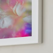 "Iridescent Flora" - Art Print in Rose by Stellax Creative - Frame Close-up