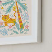 "Jungle" - Art Print in Melted milk by Igor - Frame Close-up