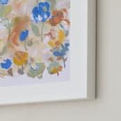 "Cornflower" - Art Print in Cornflower Blue by Suzanna Toole - Frame Close-up
