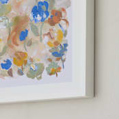 "Cornflower" - Art Print in Cornflower Blue by Suzanna Toole - Frame Close-up