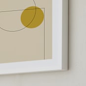 "Basketball" - Art Print in Neutral by Beth Vassalo - Frame Close-up