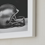 "armour" - Art Print in steel grey by Alicia Abla - Frame Close-up