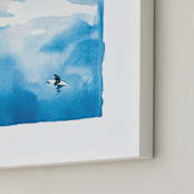 "pure glass" - Art Print in Crystal Blue by Mary Cecelia - Frame Close-up