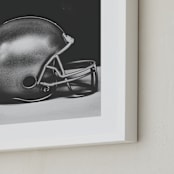 "armour" - Art Print in steel grey by Alicia Abla - Frame Close-up