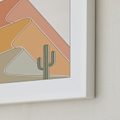"Gradual Desert" - Art Print in Desert by Dana Beckwith - Frame Close-up