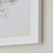 "Aquatic High Jump 2 of 3" - Art Print in carrot peel by Deborah Chou - Frame Close-up