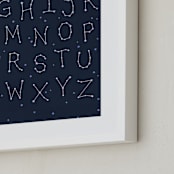"It's Written in the Stars" - Art Print in Night by McKenna Sato - Frame Close-up