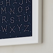 "It's Written in the Stars" - Art Print in Night by McKenna Sato - Frame Close-up