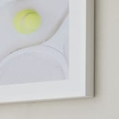 "deuce" - Art Print in wimbledon white by Alicia Abla - Frame Close-up