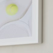"deuce" - Art Print in wimbledon white by Alicia Abla - Frame Close-up