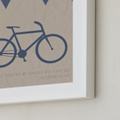 "Conquer" - Art Print in Pond by Addison Welch - Frame Close-up
