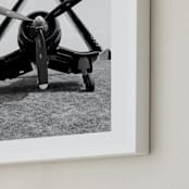 "Sky Bird ~ 4" - Art Print in Black by Janet Cruz - Frame Close-up