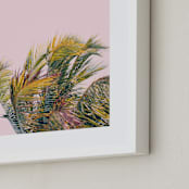 "Like A Hurricane" - Art Print in Pink by ALICIA BOCK - Frame Close-up