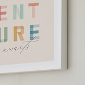 "Adventure Lies Ahead" - Art Print in Paper by Brandy Folse - Frame Close-up