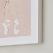 "The Performance" - Art Print in Petal by Robin Ott - Frame Close-up