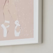 "The Performance" - Art Print in Petal by Robin Ott - Frame Close-up