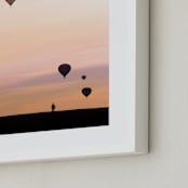 "The Dreamer" - Art Print in Sunset Peach by Lisa Sundin - Frame Close-up