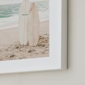 "two boards" - Art Print in Sand by Kamala Nahas - Frame Close-up