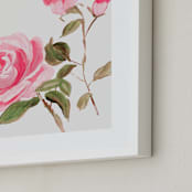 "Enchanted Garden 1" - Art Print in Floral by Arohika Verma - Frame Close-up