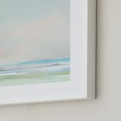 "Elemental 1" - Art Print in Sage by Eric Ransom - Frame Close-up