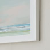 "Elemental 1" - Art Print in Sage by Eric Ransom - Frame Close-up