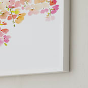 "Light Pink Cherry Blossoms" - Art Print in Cherry Blossom Pink by Yao Cheng Design - Frame Close-up