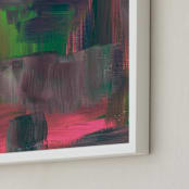 "Abstract Painting_8" - Art Print in green by Ramoncita - aticnomar - Frame Close-up