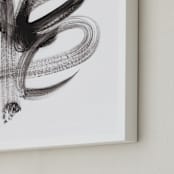 "Houdini" - Art Print in Black by Misty Hughes - Frame Close-up