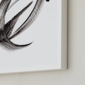 "Mysterium" - Art Print in Black by Misty Hughes - Frame Close-up