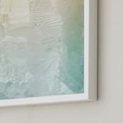 "Stratum" - Art Print in Mint by Hooray Creative - Frame Close-up