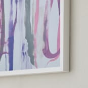 "Phenom" - Art Print in Blue by Misty Hughes - Frame Close-up